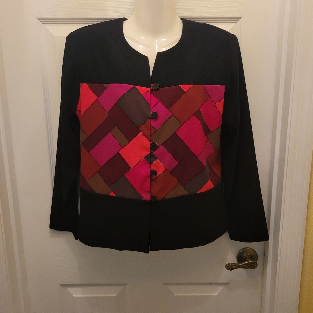 Exquisite vintage dressy blazer with shoulder pads